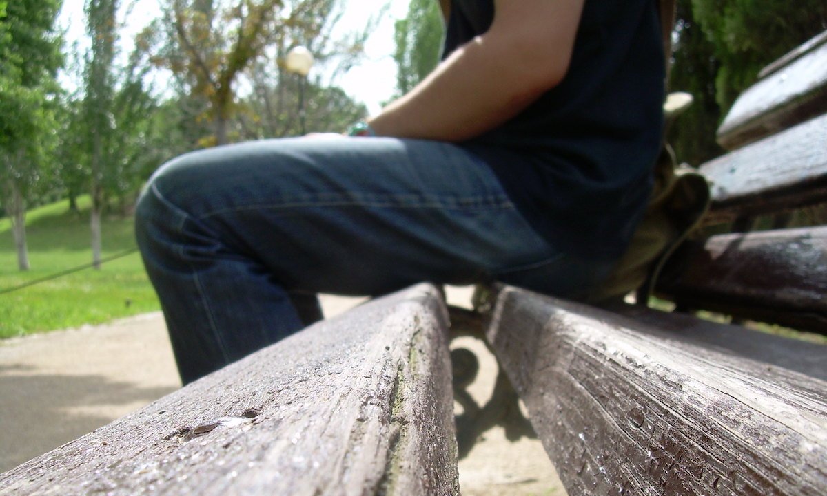 meditare nel parco