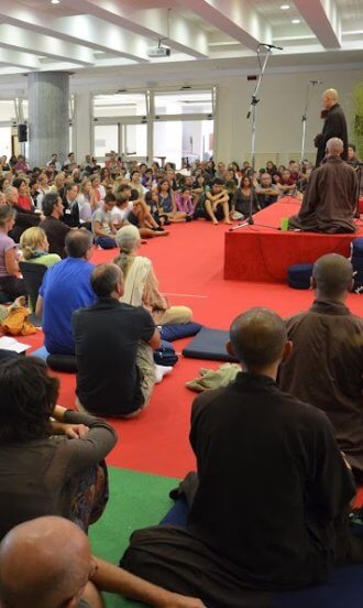 thich nhat hanh a roma nel 2012