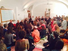 monaci di plum village a roma 30 nov 2014
