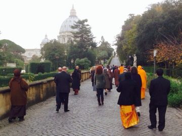 Meditazione camminata in Vaticano