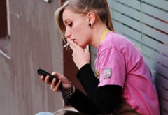 Chris 861, Cigarette et iphone...!!!