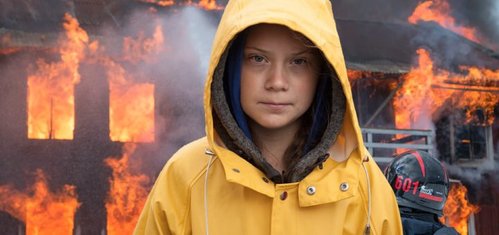 greta thunberg la nostra casa è in fiamme