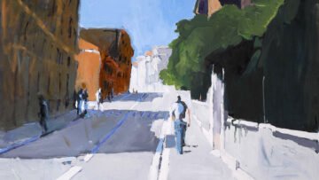 camminare verso ufficio
