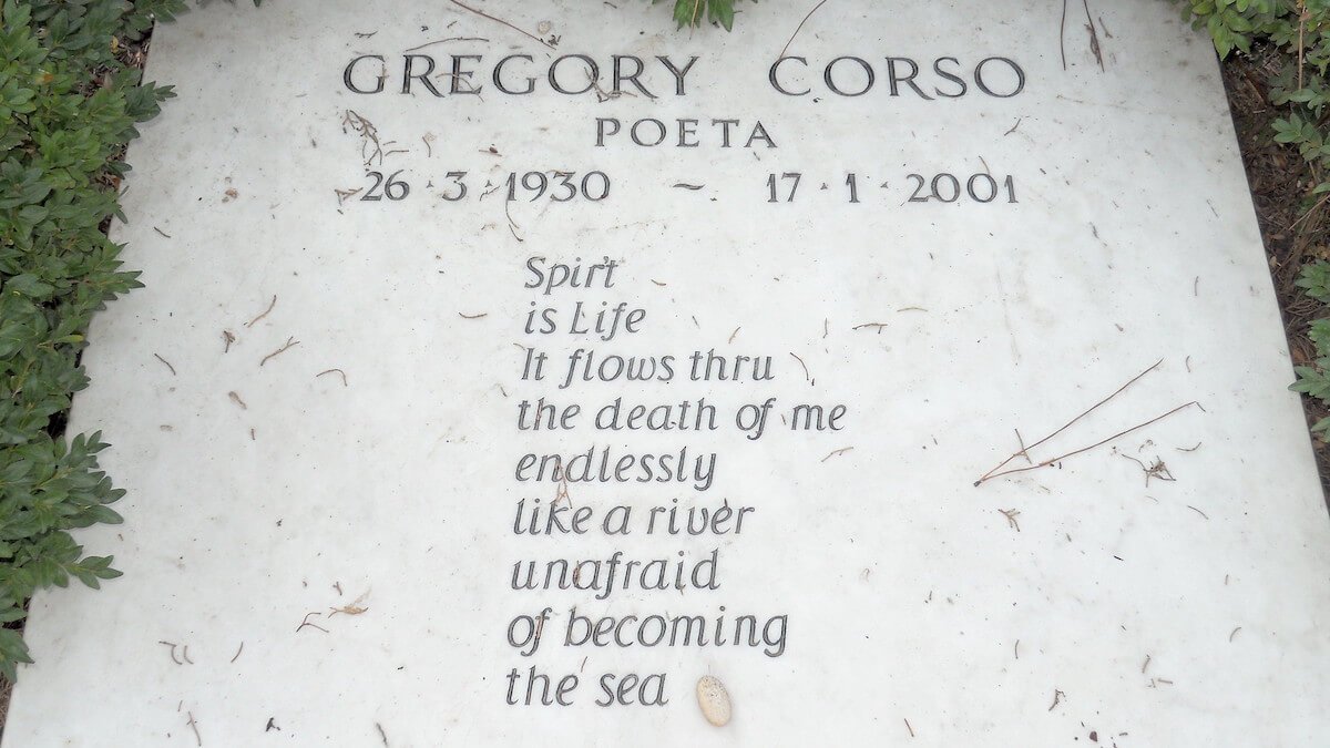 Gregory Corso Spirito è Vita