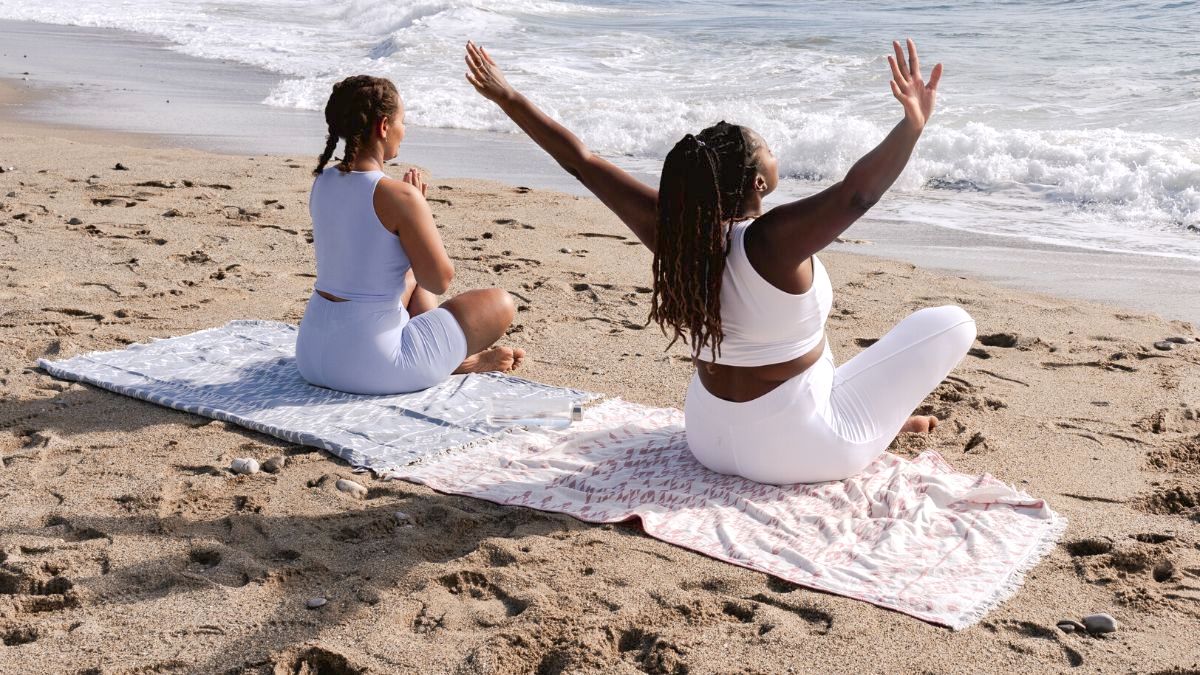meditazione in spiaggia